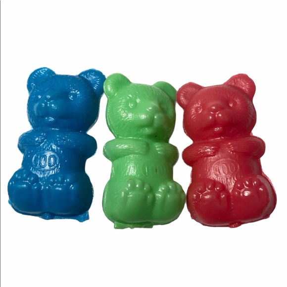 Counting Bears 76 pcs Red Blue Green Teaching - Picture 2 of 6